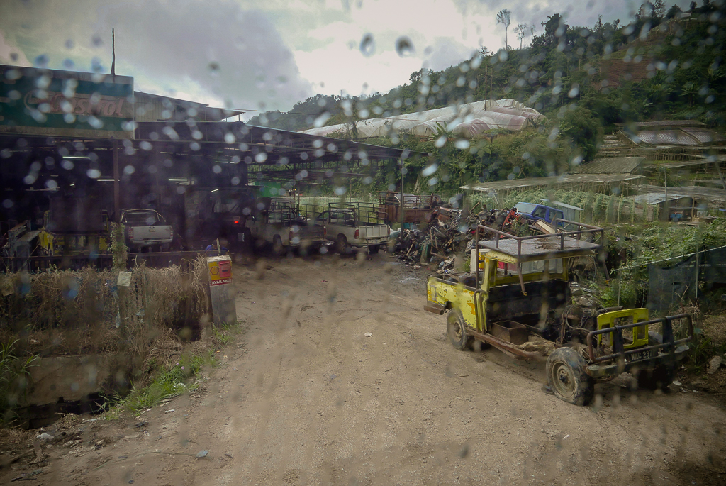 One of the many construction sites in the Cameron Highlands (photo by Irina Stelea)
