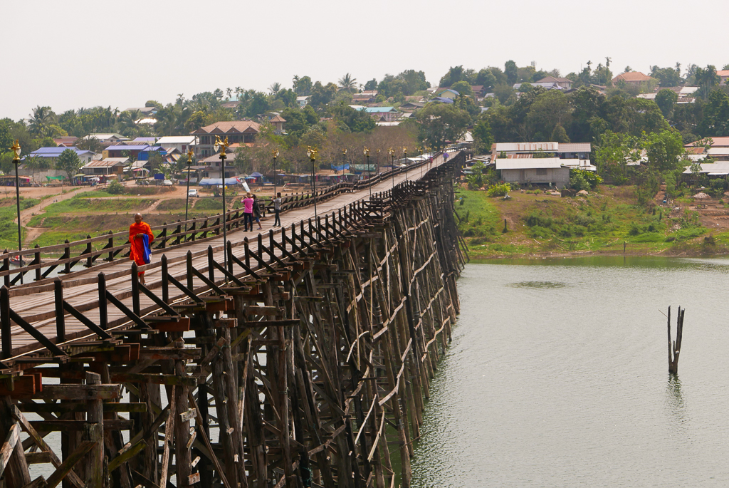 The Mon Bridge, Sangkhlaburi, Thailand (photo by Irina Stelea)