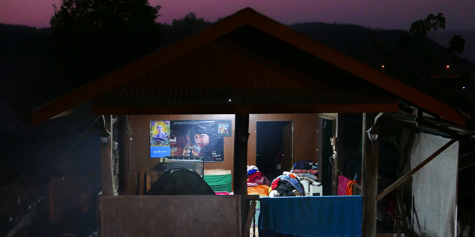 Sangkhlaburi at night (photo by Irina Stelea)