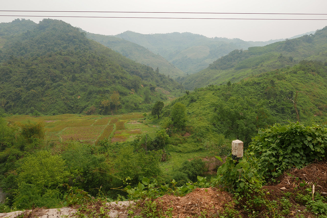 Bus to Phongsali, Laos