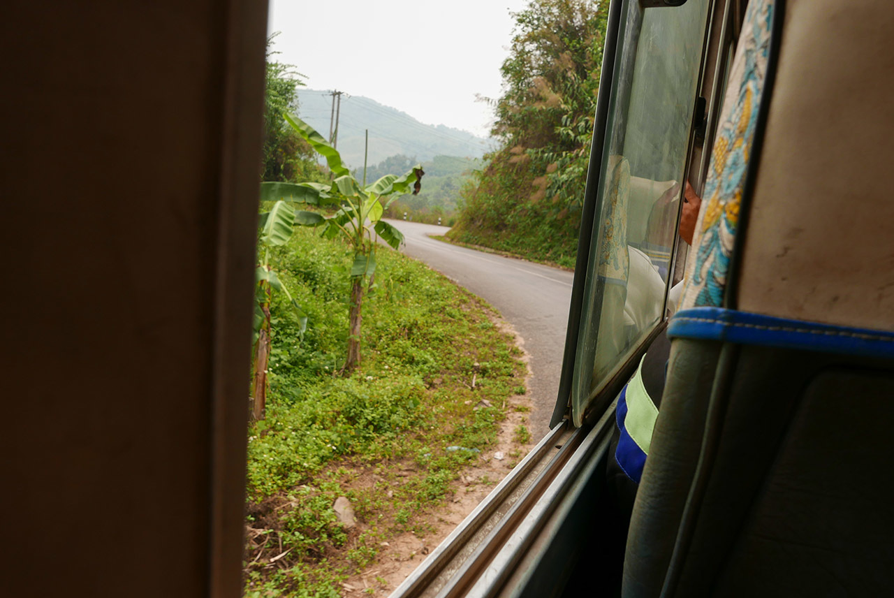 Bus to Phongsali, Laos