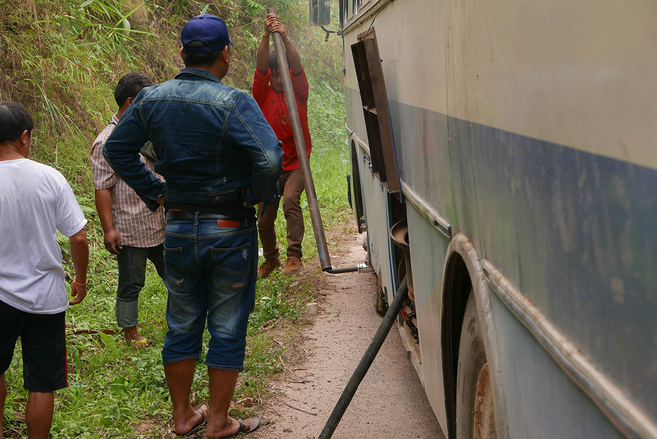 Bus to Phongsali, Laos